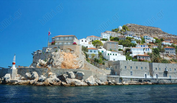 Ύδρα - Λιμάνι . Hydra - Port . 
